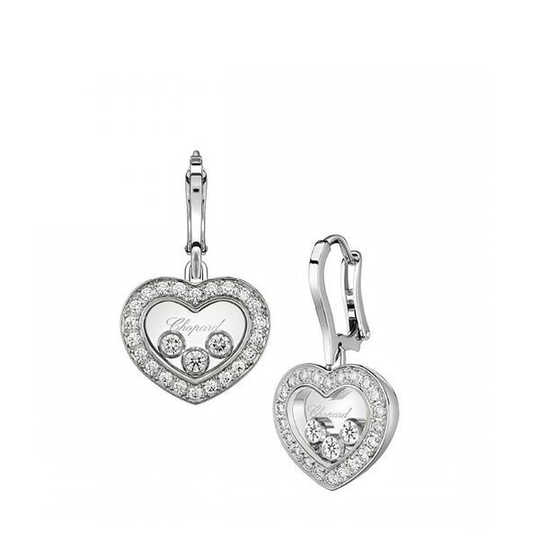 Happy Diamonds Icons Earrings, White Gold, Diamonds